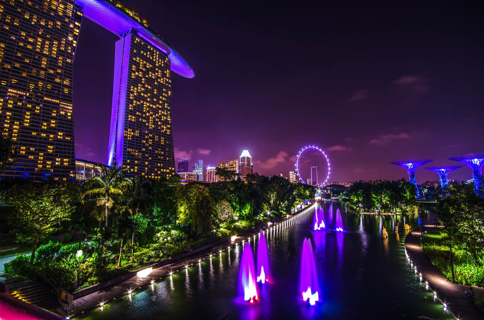 Nikon D7000 sample photo. Marina bay of singapore photography