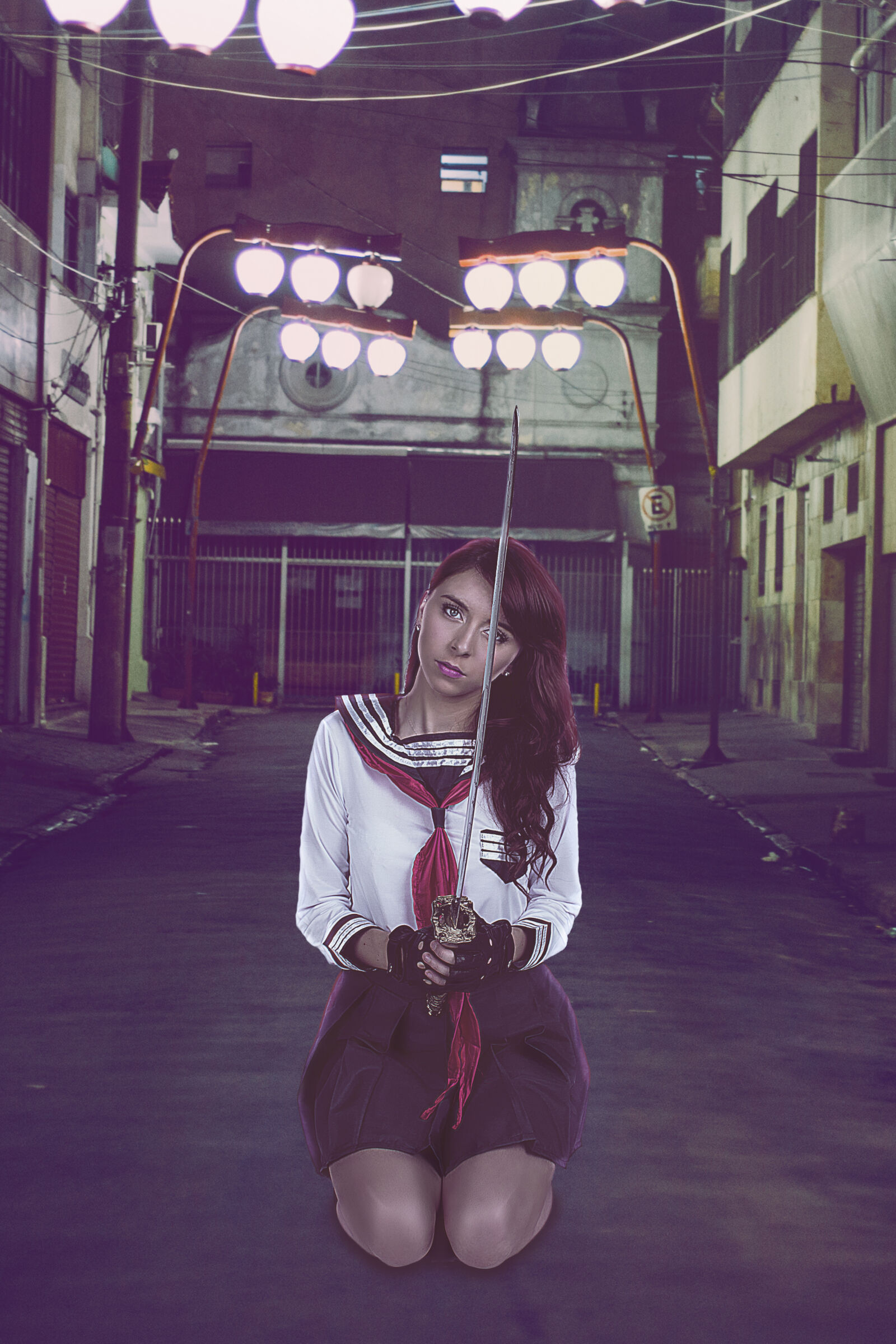 Canon EOS 600D (Rebel EOS T3i / EOS Kiss X5) sample photo. Cosplay, japanese, school, uniform photography
