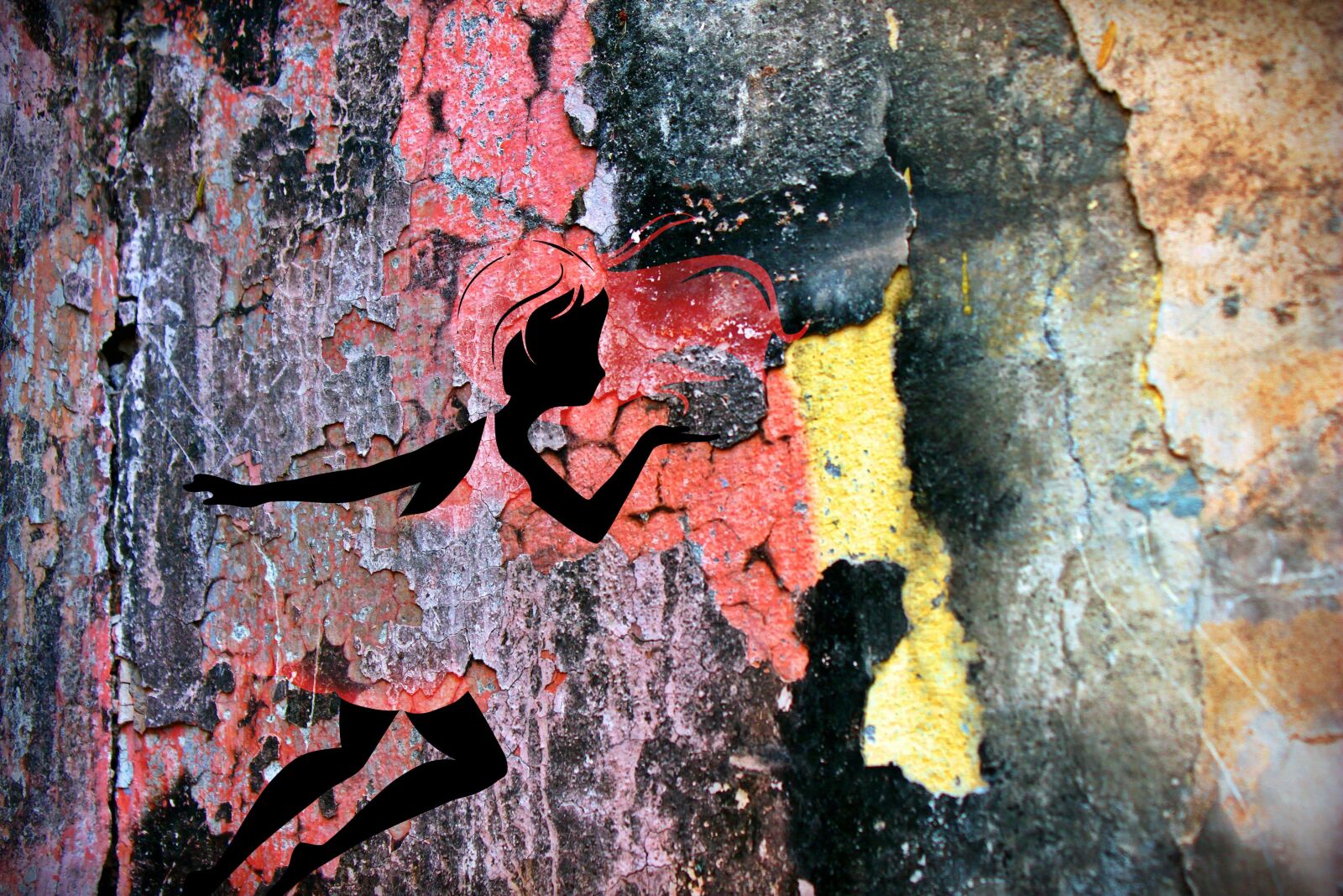 Canon EOS 500D (EOS Rebel T1i / EOS Kiss X3) sample photo. Wall, pop art, grunge photography