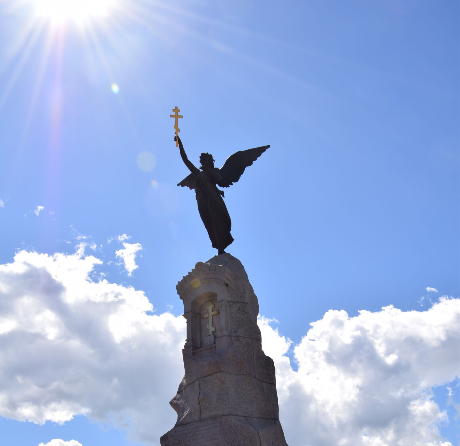 Nikon D3300 sample photo. Angel, clouds, sky photography