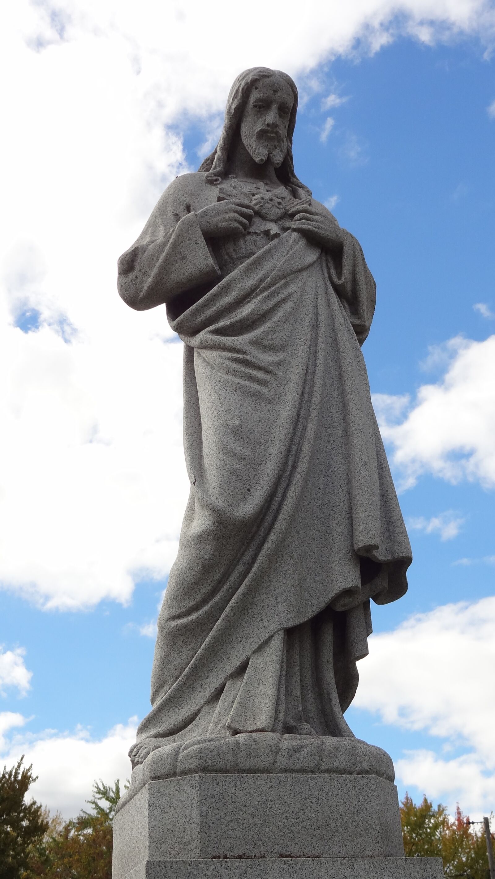 Sony Cyber-shot DSC-HX9V sample photo. Statue, christ, faith photography