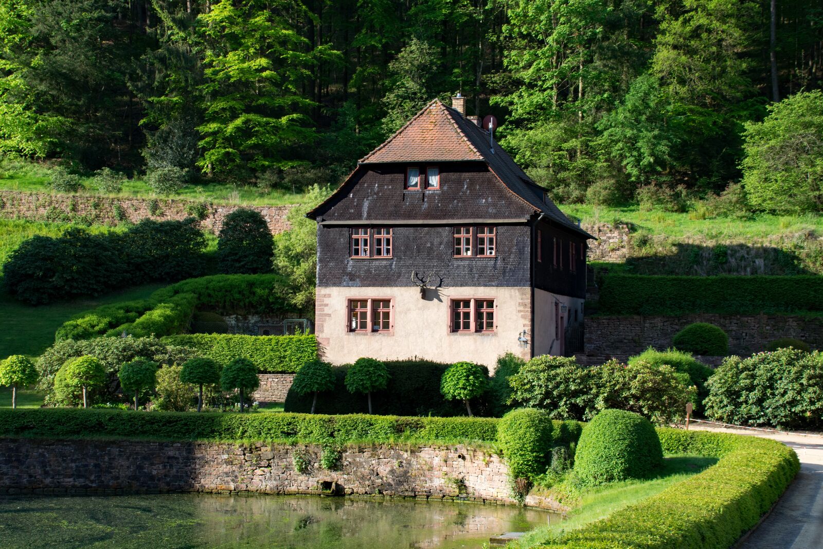 Nikon D5300 sample photo. Castle, mespelbrunn, bavaria photography
