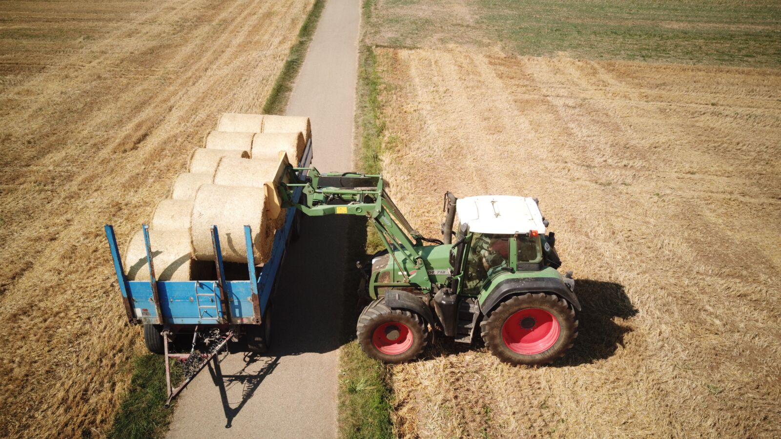 DJI FC220 sample photo. Tractor, agriculture, vehicle photography