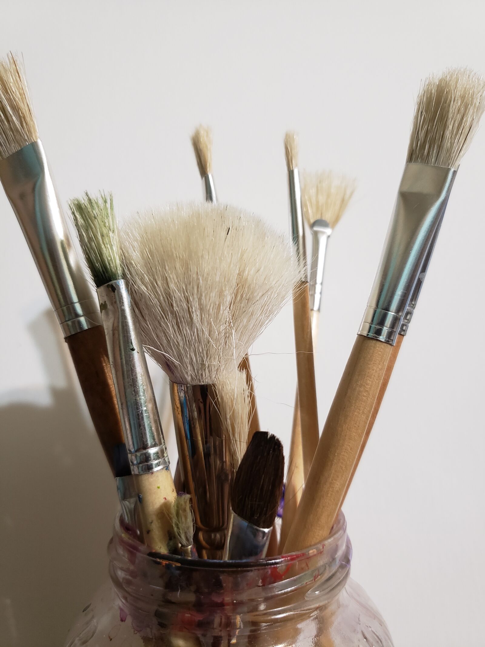 Samsung Galaxy S9+ sample photo. Painting, art, paintbrushes photography