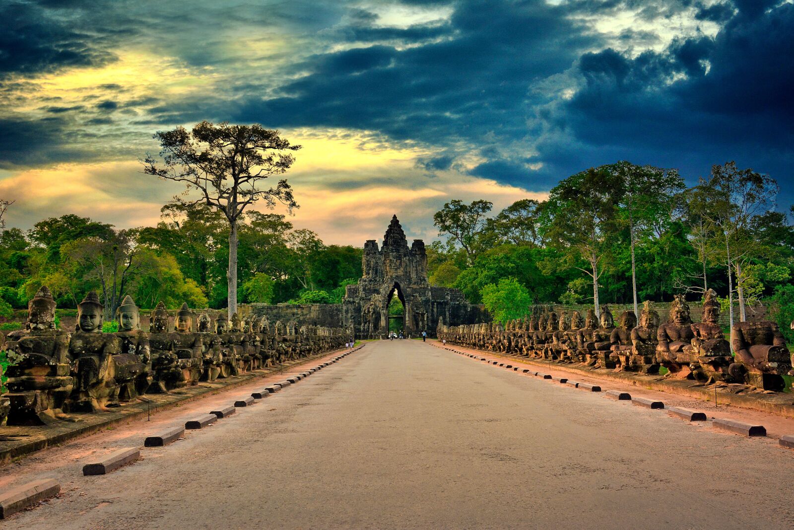 Nikon D7100 sample photo. Temple, gate, sunset photography