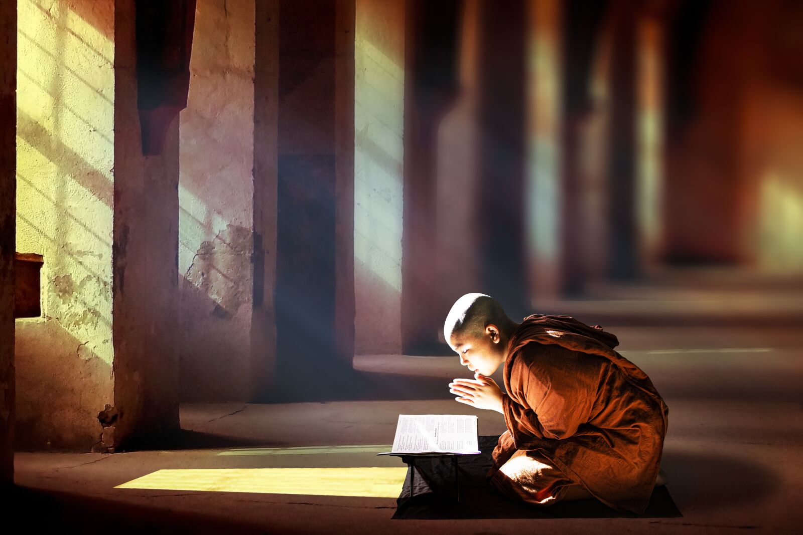 Canon EOS 750D (EOS Rebel T6i / EOS Kiss X8i) sample photo. Theravada buddhism, novice, samanera photography