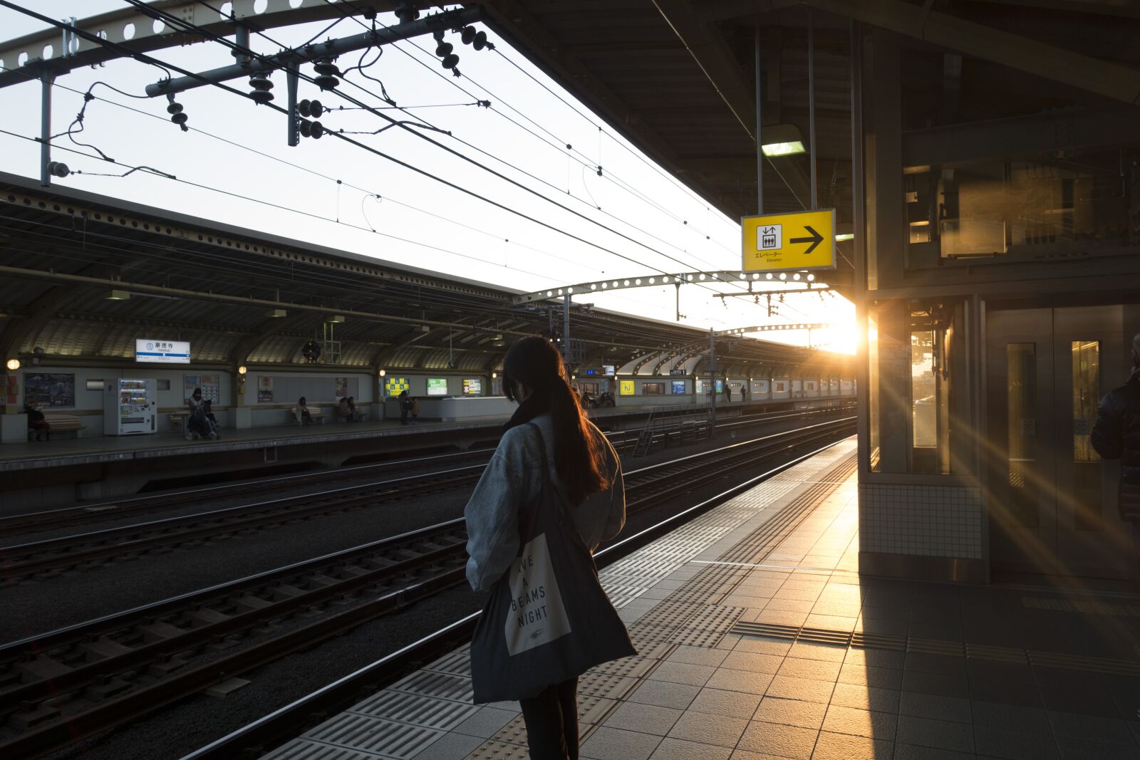 Sony Cyber-shot DSC-RX100 III sample photo. Japan, train station, train photography