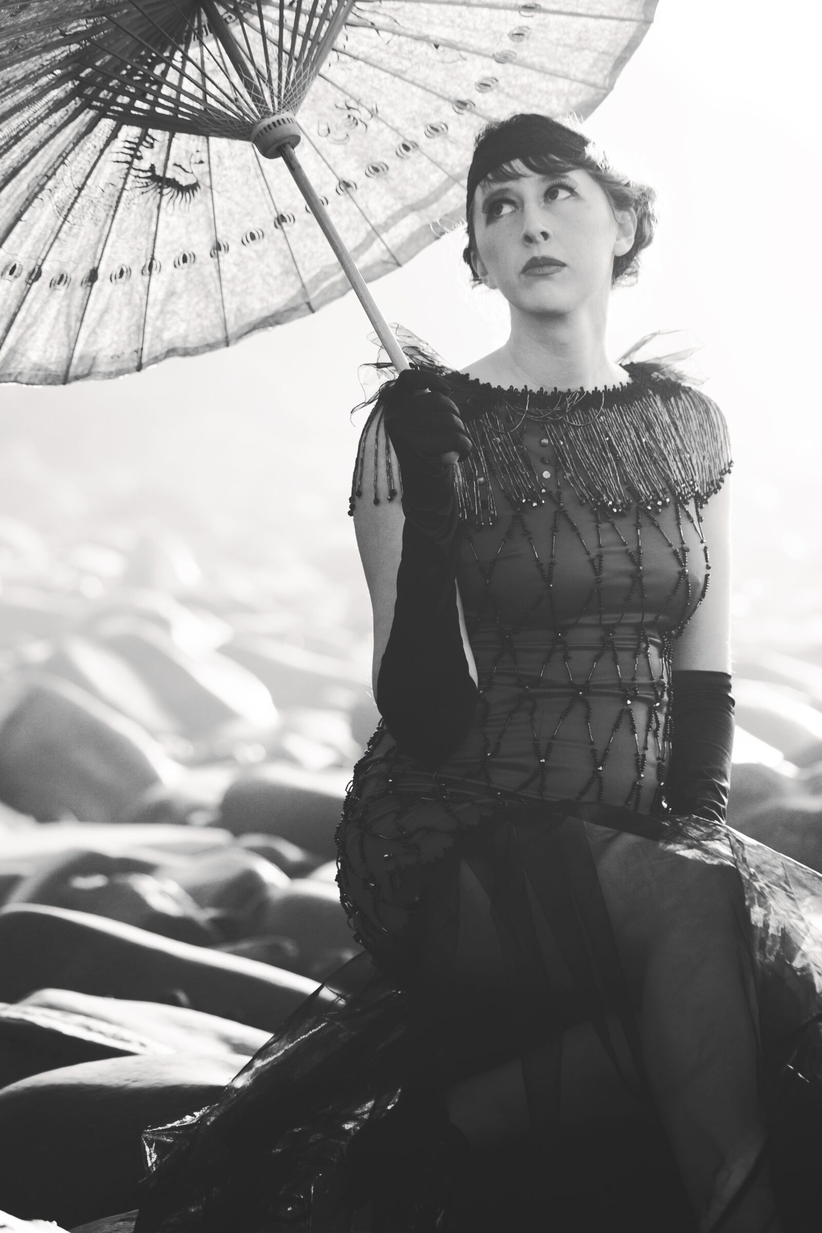 Canon EOS 5D Mark III sample photo. Vintage, antique, flapper girl photography