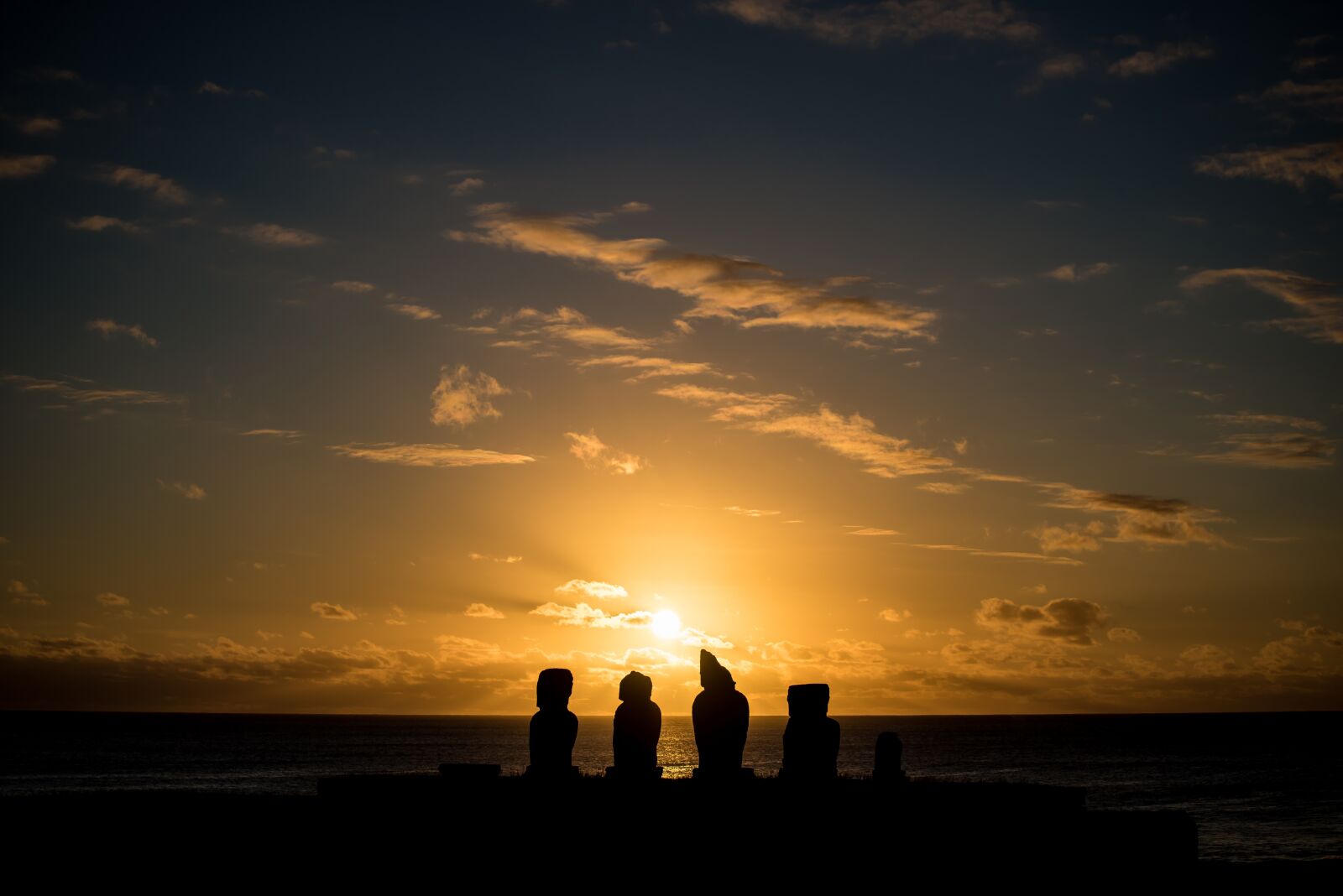 Nikon D810 sample photo. Easter island, chile, statues photography