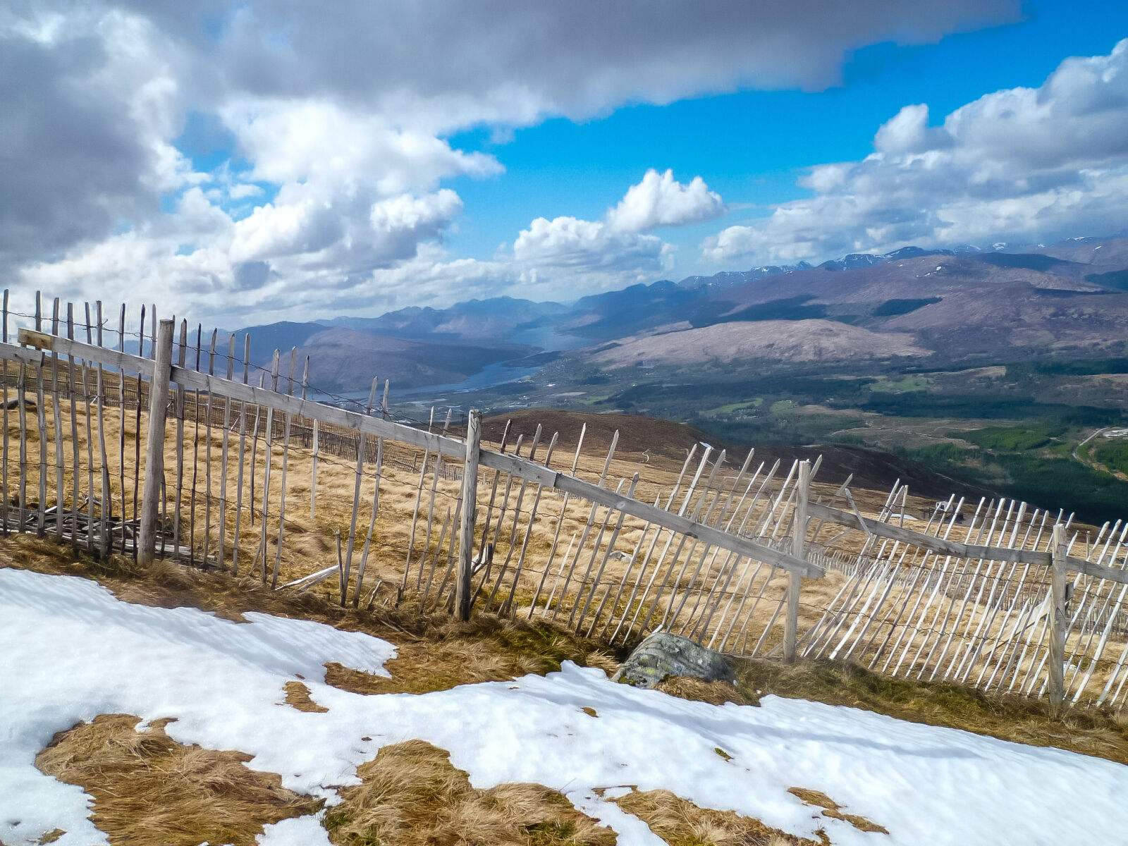 Panasonic DMC-FX70 sample photo. Fence, highlands, landscape, scotland photography