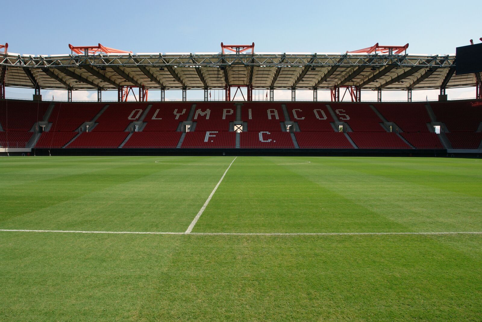 Sony DSC-R1 sample photo. Stadium, olympiakos, supporters photography