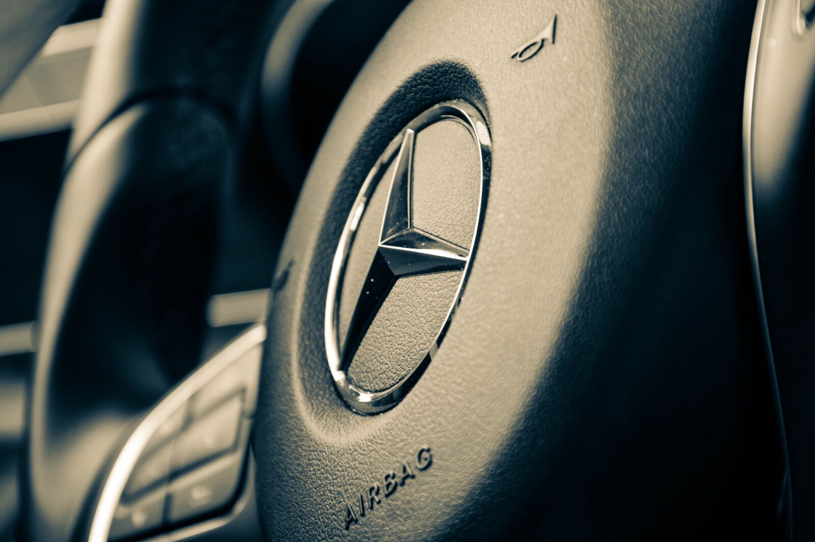Nikon D3200 sample photo. Steering wheel, car, automotive photography