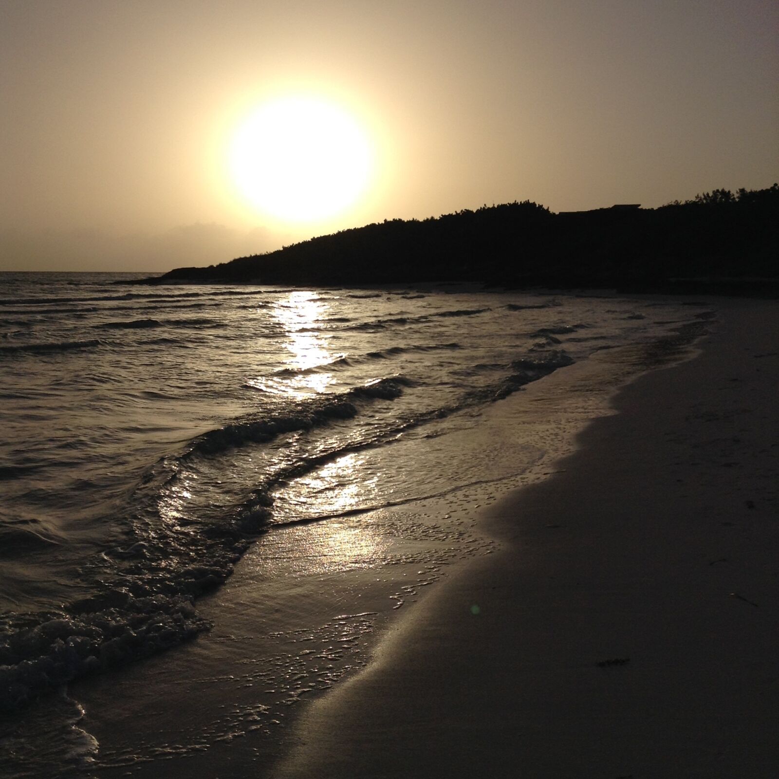 Apple iPad mini sample photo. Sunset, sea, sand photography