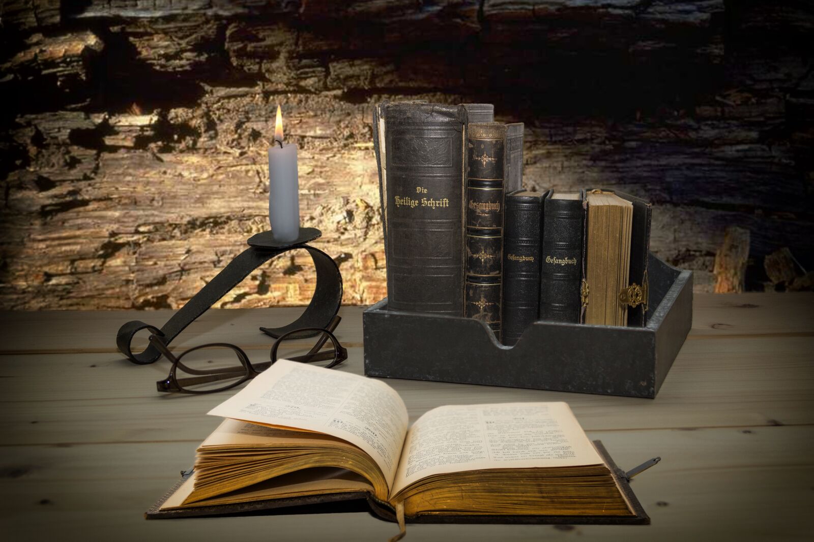 Canon EOS 600D (Rebel EOS T3i / EOS Kiss X5) sample photo. Bible, hymnal, still life photography