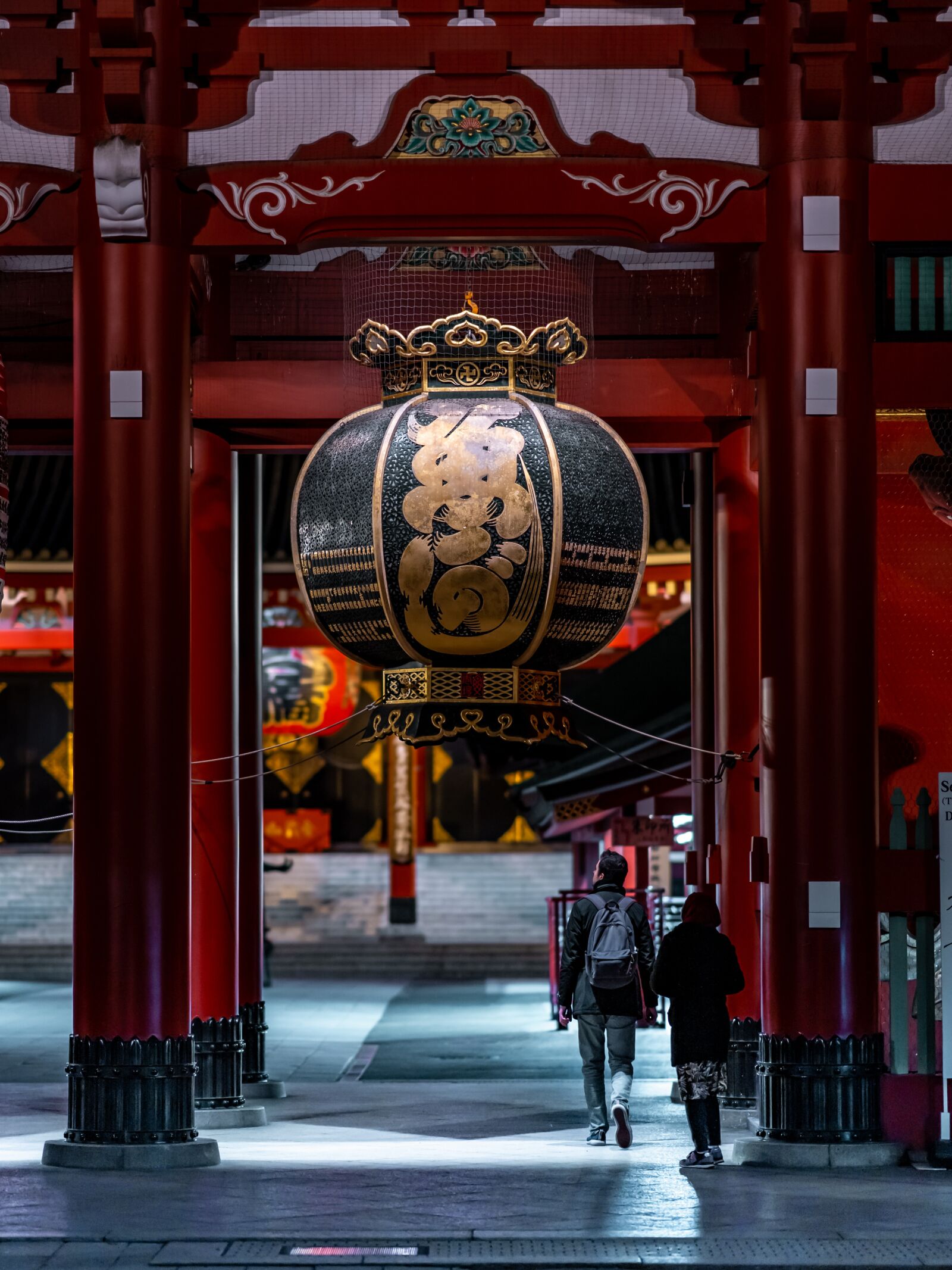 Sony FE 85mm F1.4 GM sample photo. Temple, japan, senso-ji photography