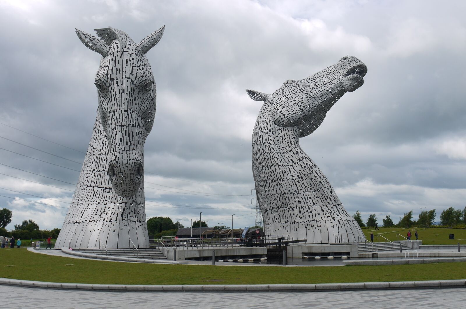 Panasonic Lumix DMC-GF1 sample photo. Horse head, kelpies scotland photography