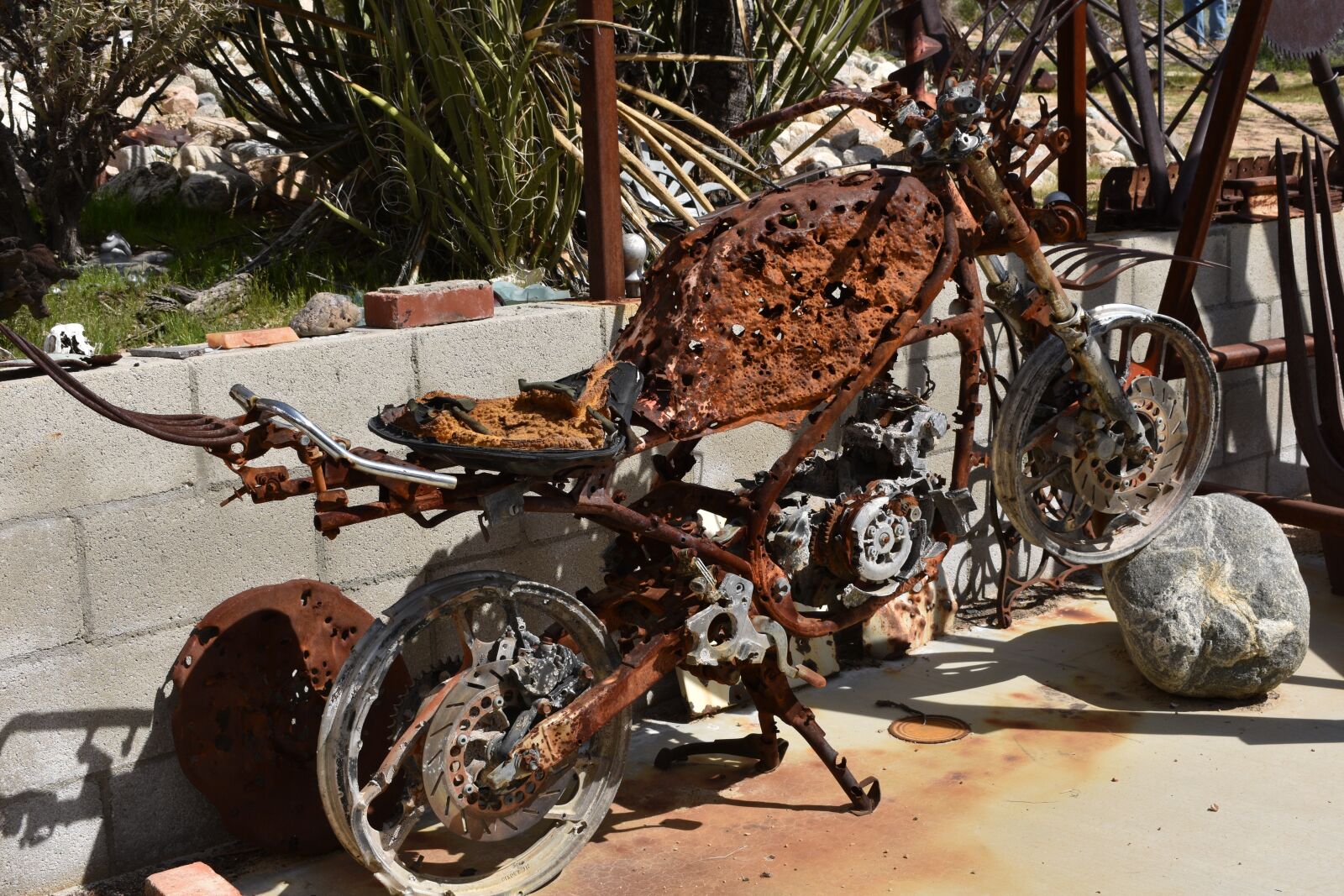 Nikon D3400 sample photo. Rust, old, motorcycle photography