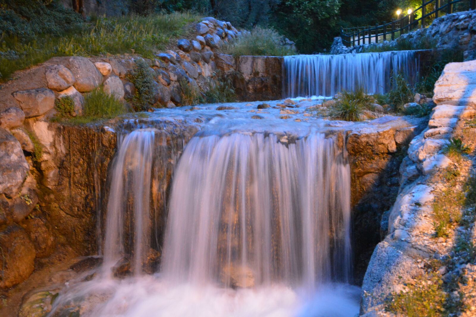 Nikon D3200 sample photo. Lake garda, waterfall, mountains photography