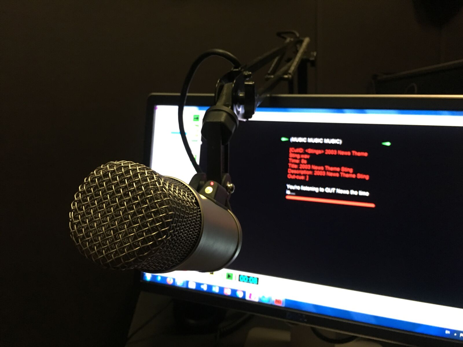 Apple iPhone 6s sample photo. Radio, on air, microphone photography