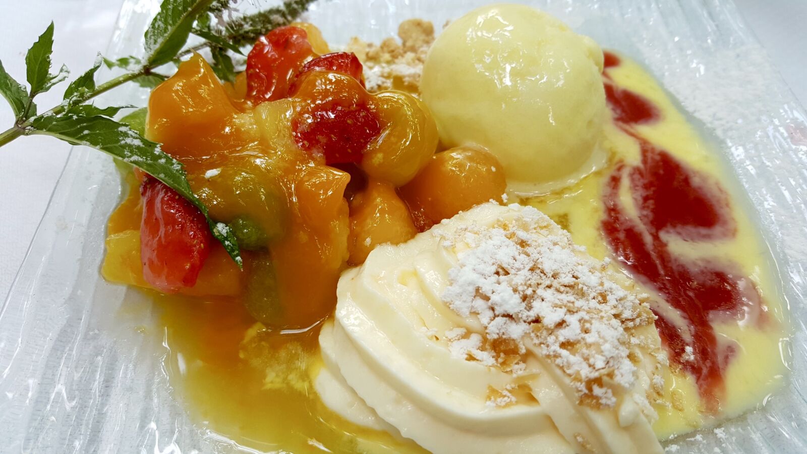 Samsung GALAXY S6 edge sample photo. Ice, fruits, de photography