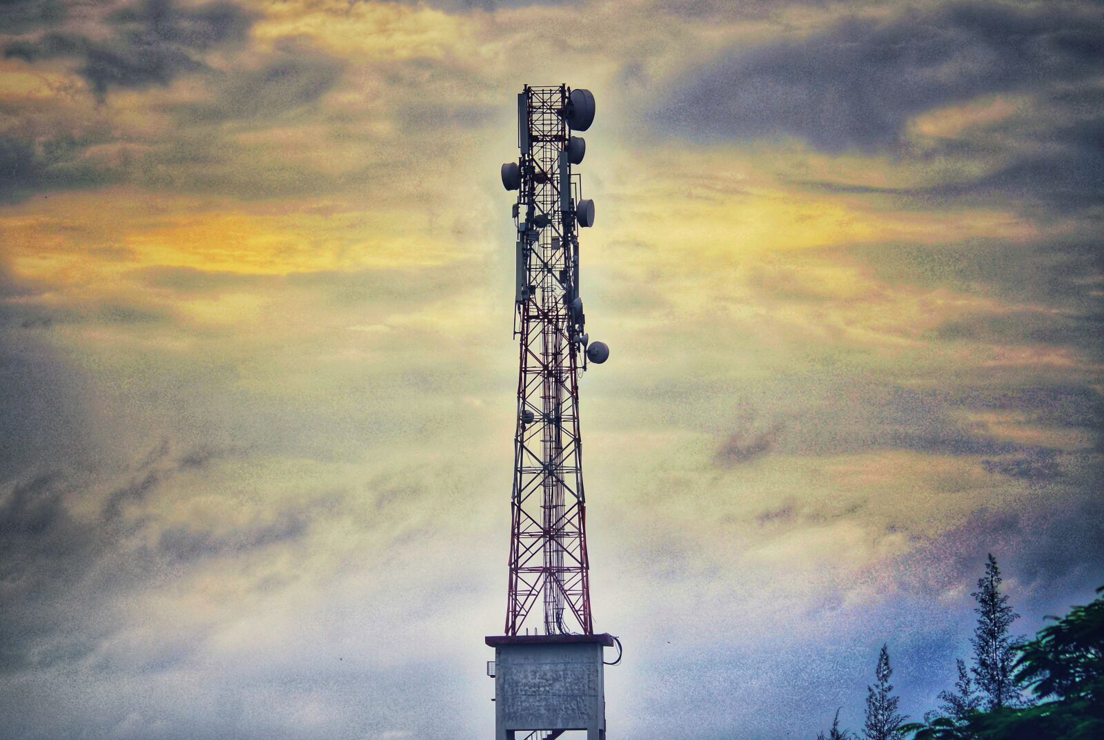 Nikon D5100 sample photo. Tower, network, mobile network photography