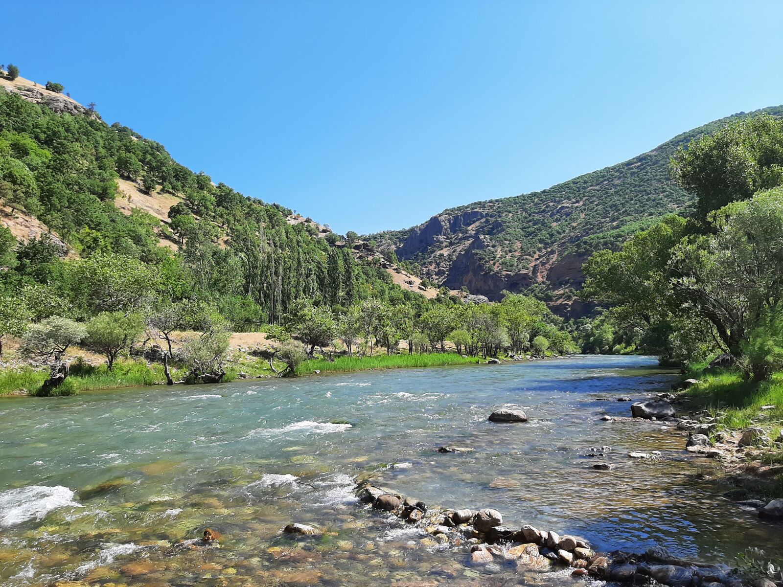 Samsung Galaxy A50 sample photo. Valley, nature, river photography