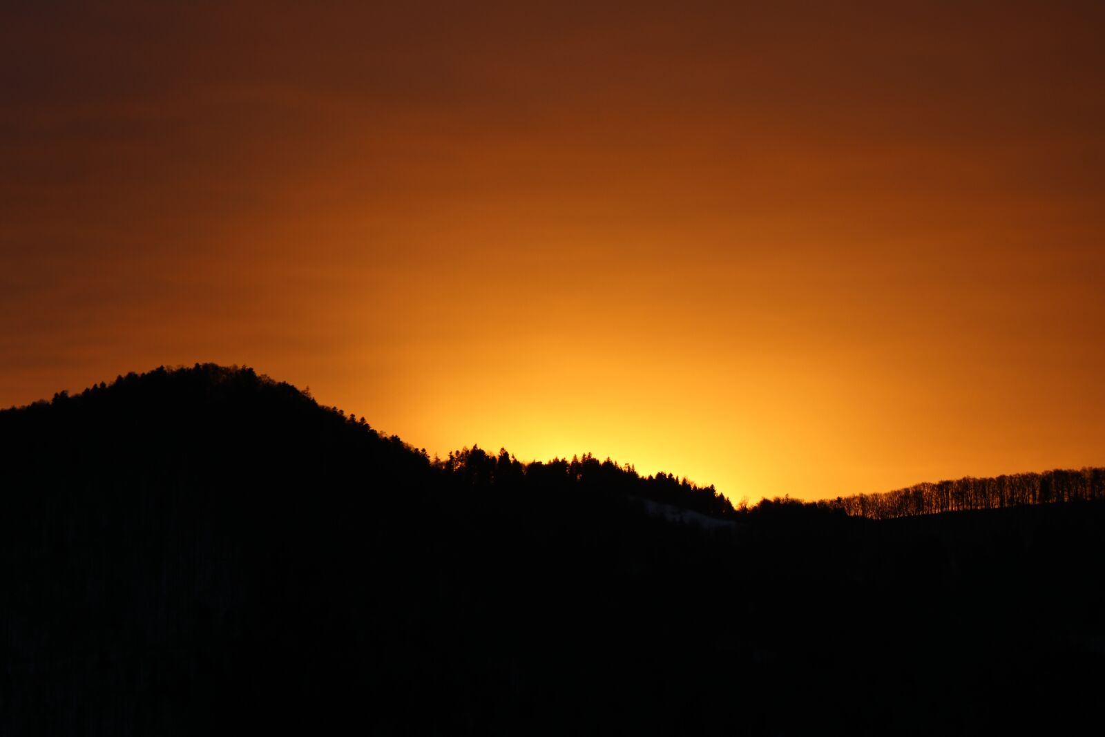 Canon EF-S 18-135mm F3.5-5.6 IS USM sample photo. Sunset, muemliswil, solothurn photography