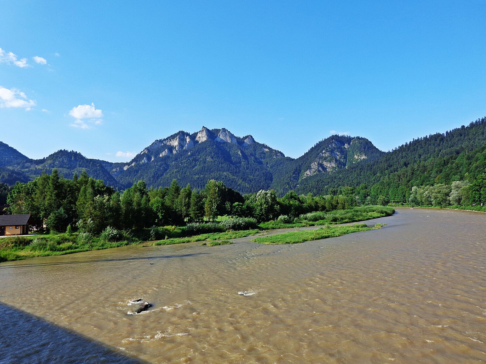 Sony Cyber-shot DSC-H90 sample photo. Mountains, landscape, river photography