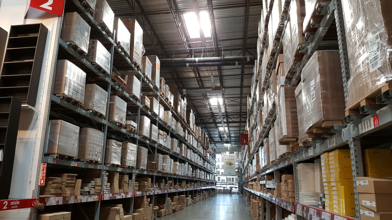 Samsung Galaxy Note5 sample photo. Ikea, warehouse, industrial photography