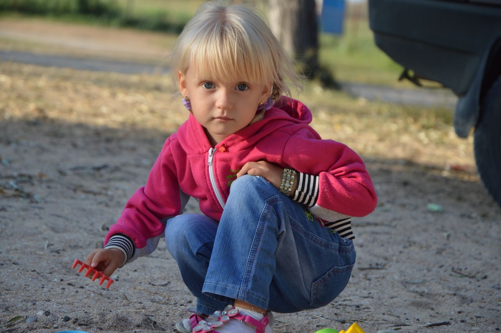 Nikon D3200 sample photo. Girl, blonde, baby photography