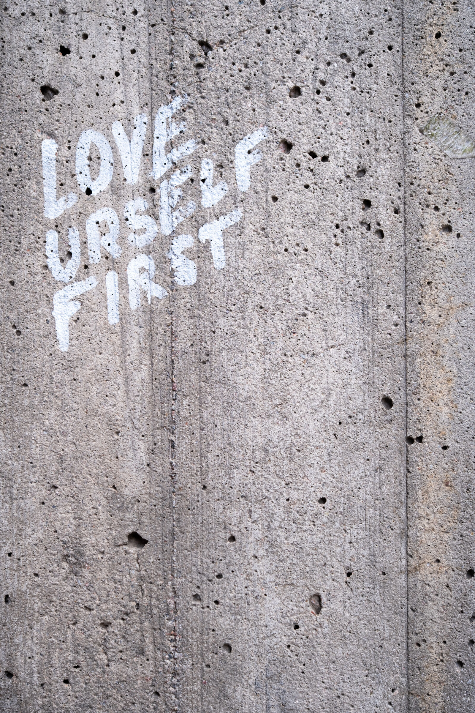 Fujifilm X-T4 sample photo. Self love graffiti photography