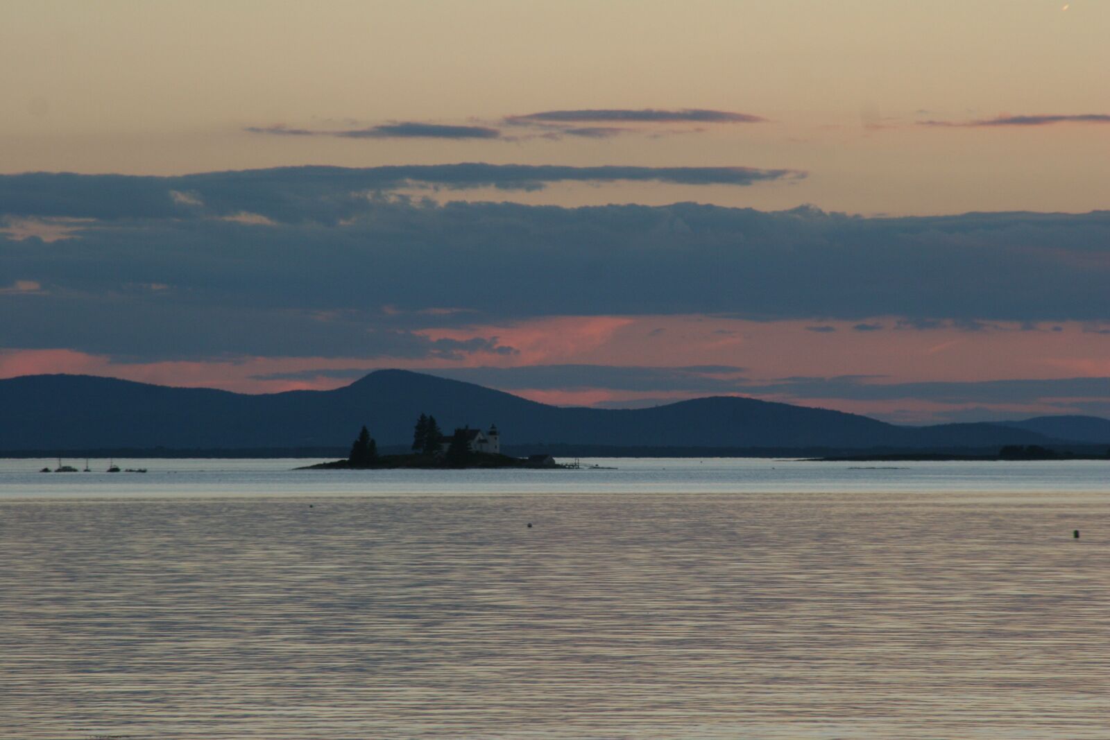 Canon EOS 20D sample photo. Maine, sunset, ocean photography