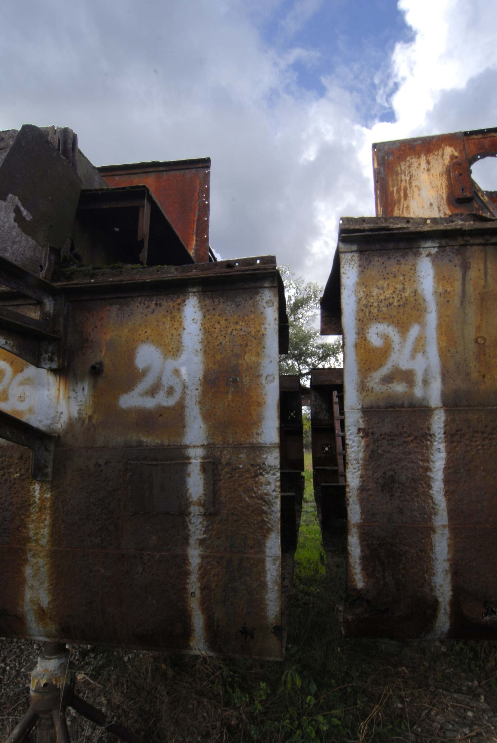 Nikon D200 sample photo. Old, split in two photography