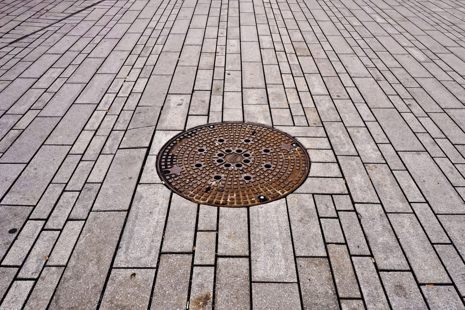 Olympus OM-D E-M10 sample photo. Manhole covers, gulli, gullideckel photography