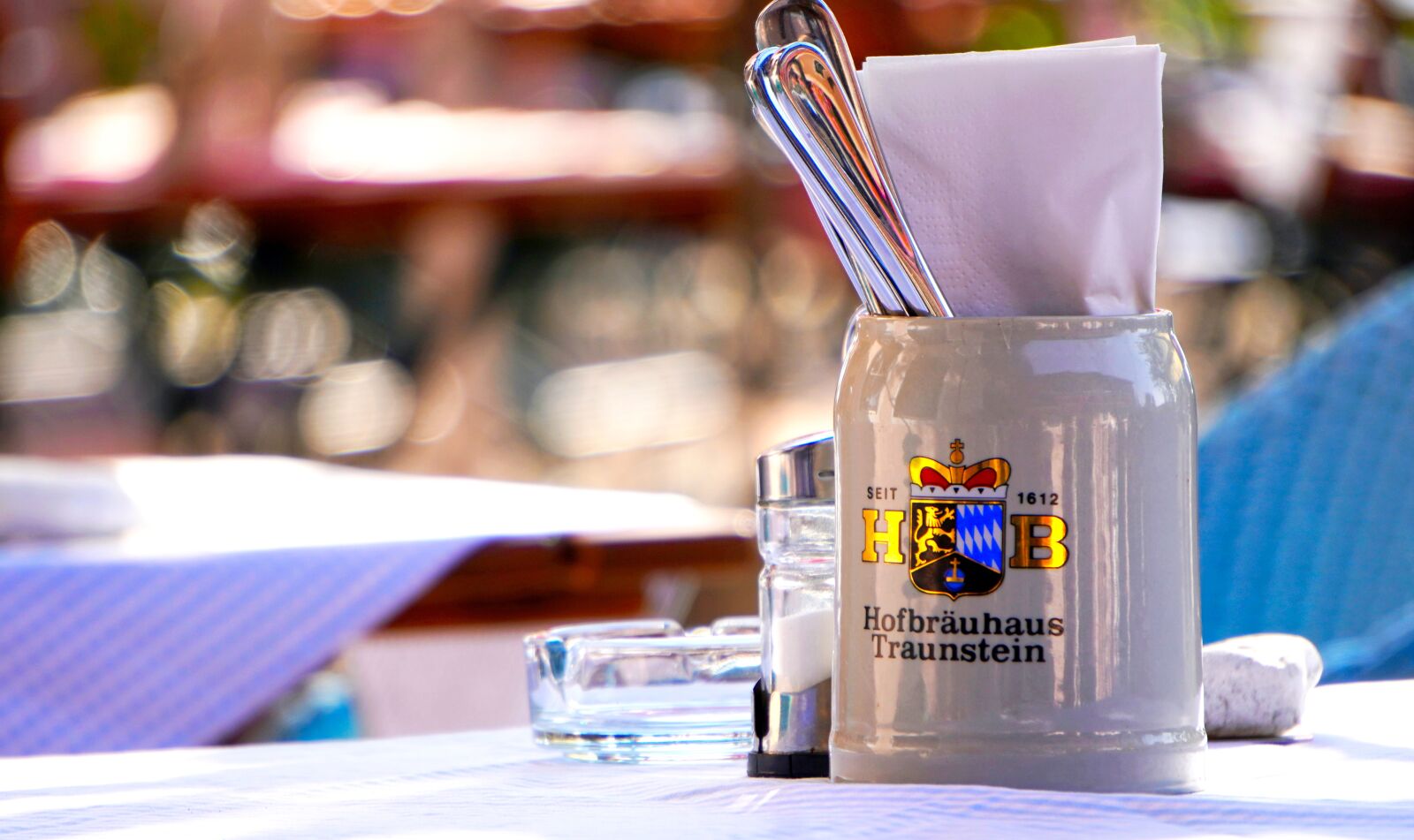 Sony E 55-210mm F4.5-6.3 OSS sample photo. Beer garden, beer mug photography