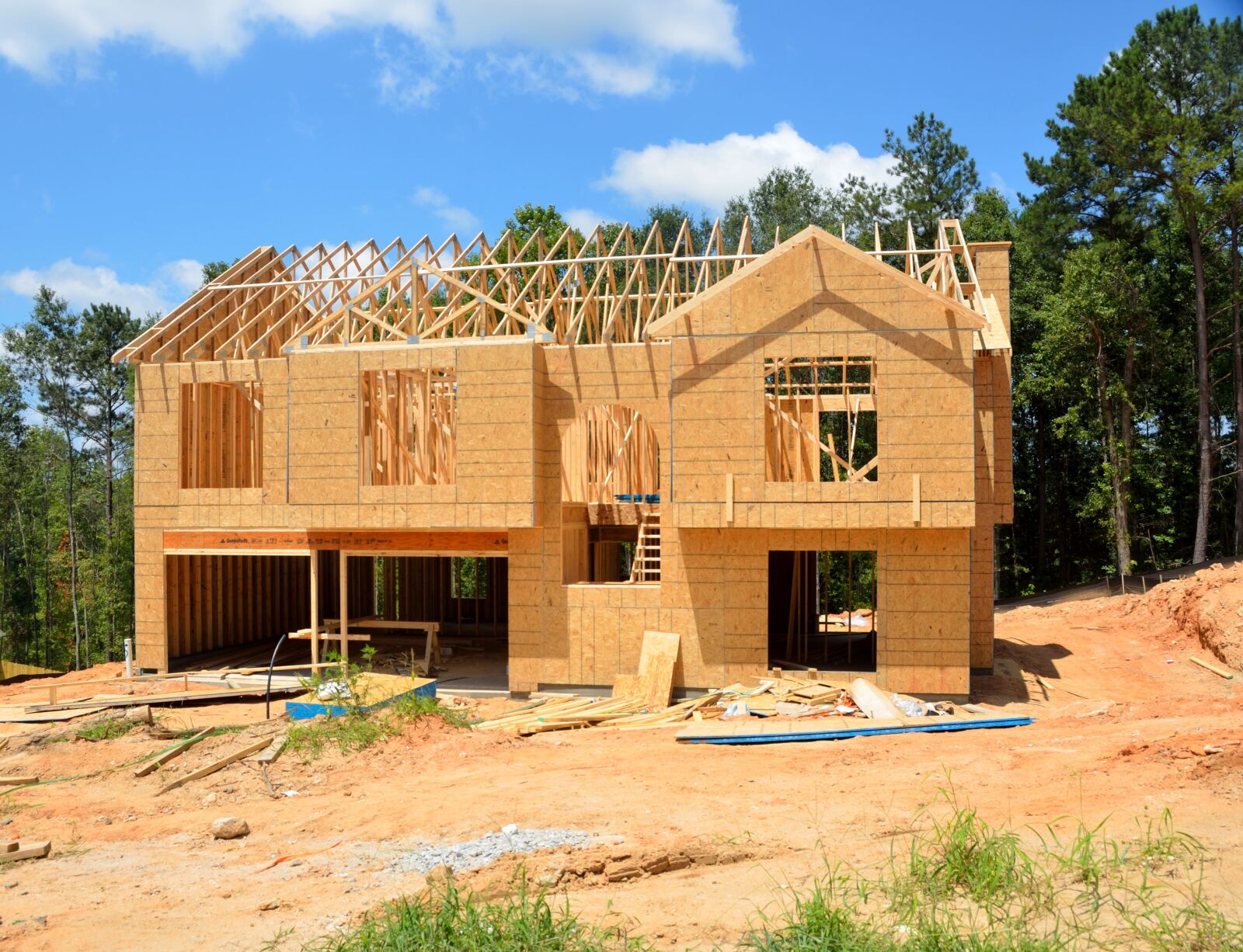 Nikon D7000 sample photo. New home, construction, site photography
