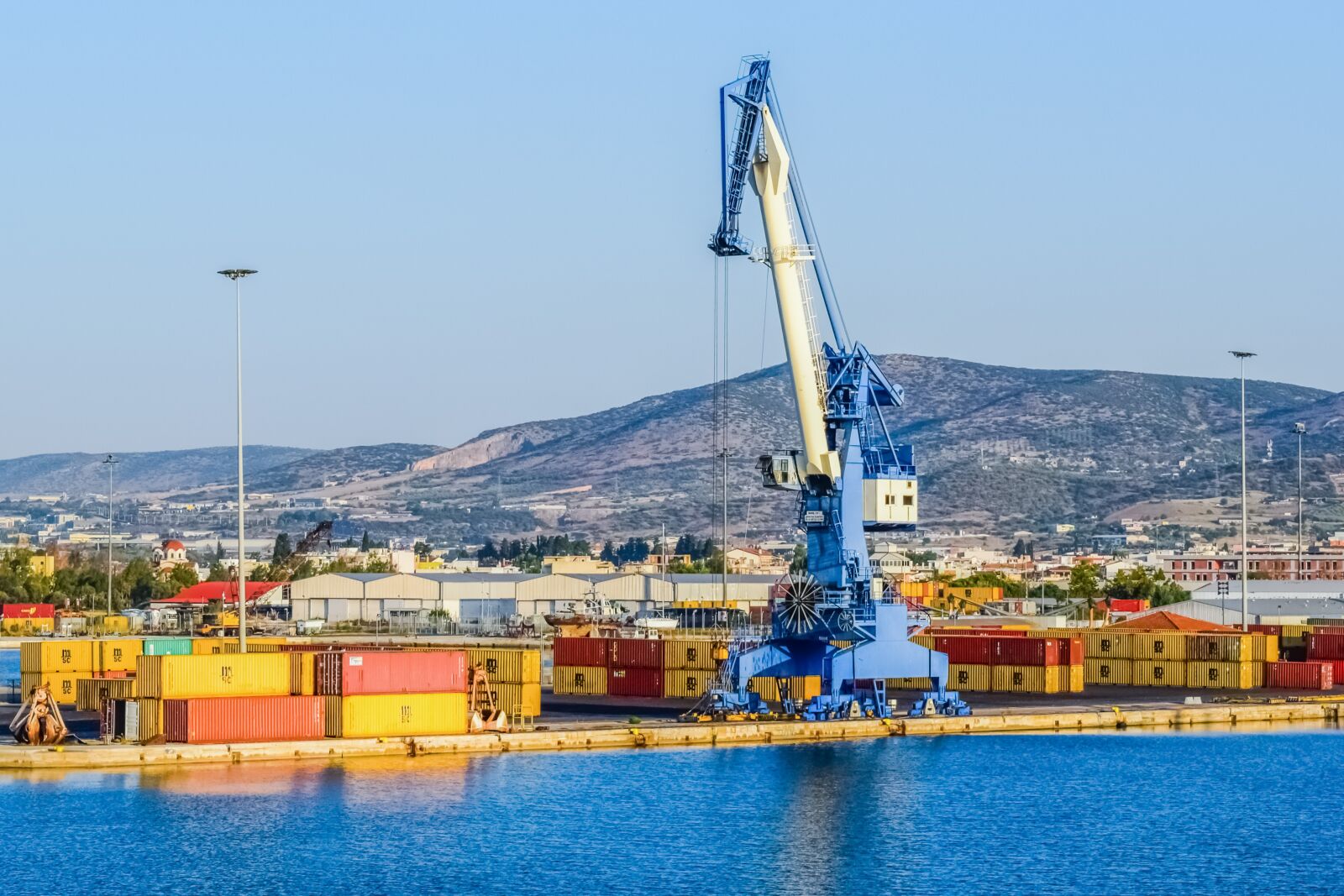 Nikon D3300 sample photo. Crane, port, harbor photography