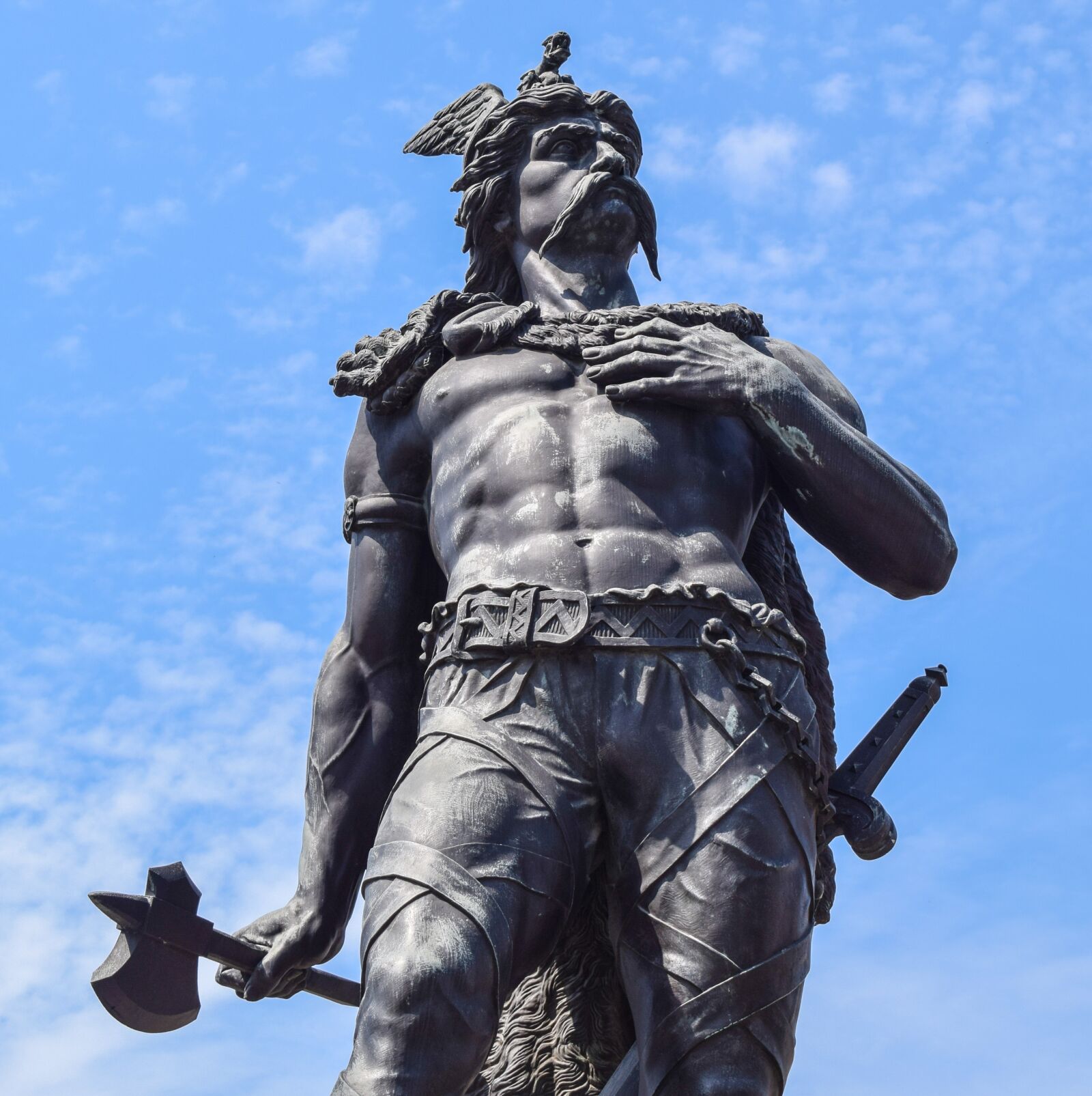 Nikon D5300 sample photo. Ambiorix, statue, the city photography