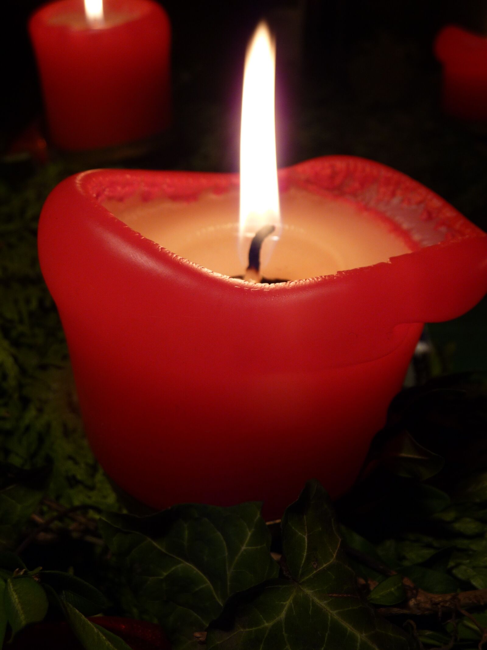 Panasonic Lumix DMC-TZ5 sample photo. Advent, christmas, candles photography