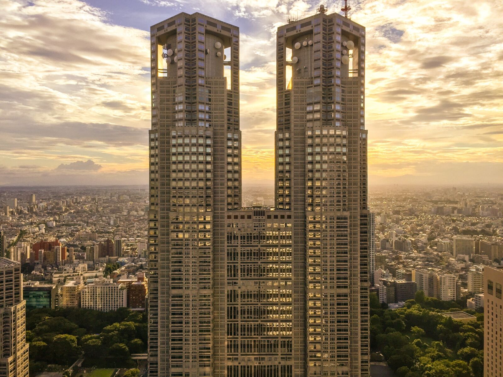 Apple iPhone 6 sample photo. Skyscrapers, tokyo, japan photography