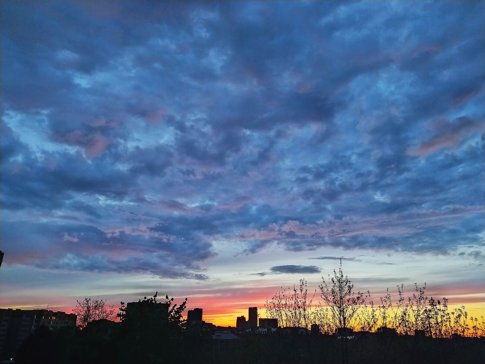 Xiaomi Redmi Note 8T sample photo. Sky, sunset, evening photography