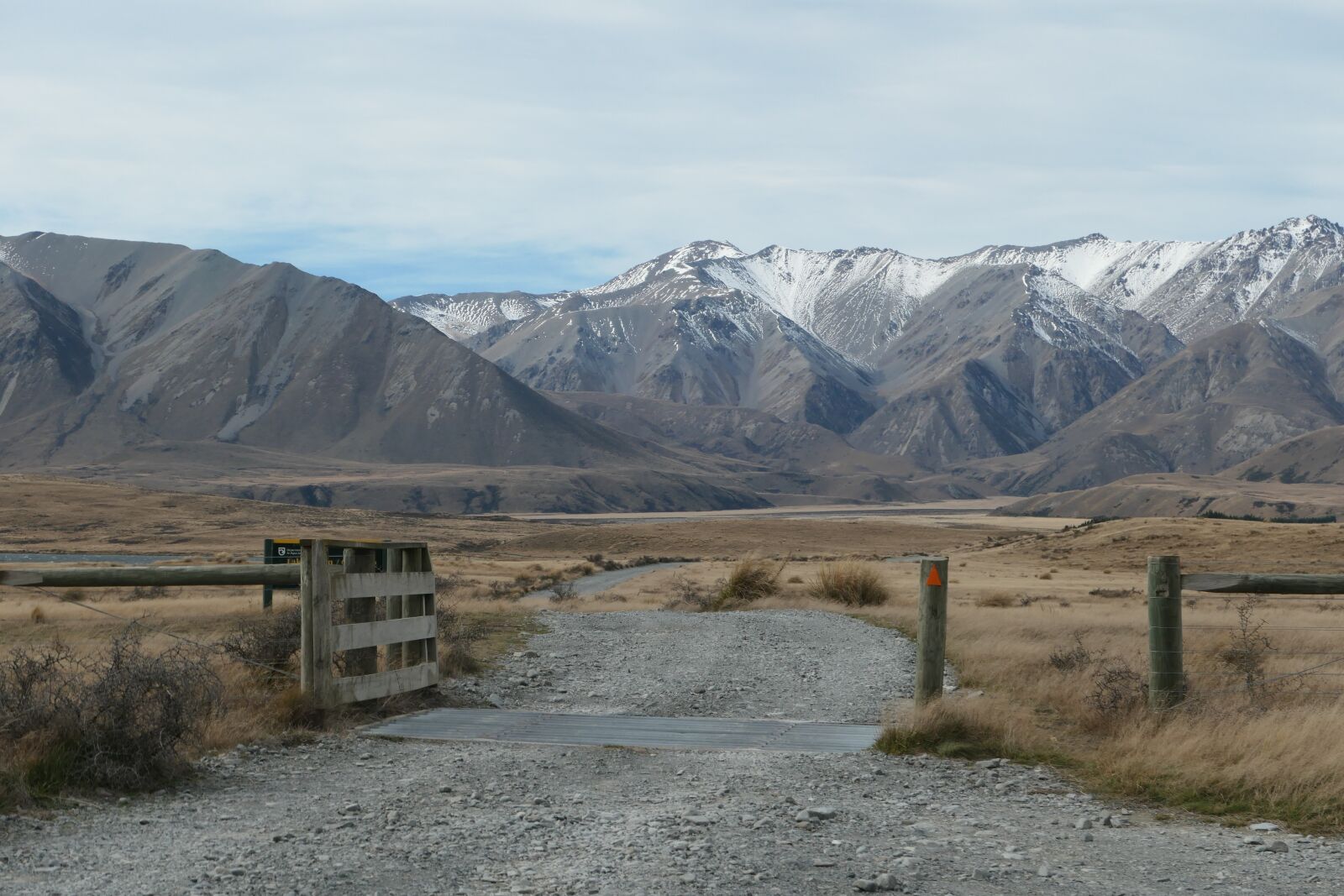 Panasonic DC-TZ220 sample photo. New zealand, road, gravel photography
