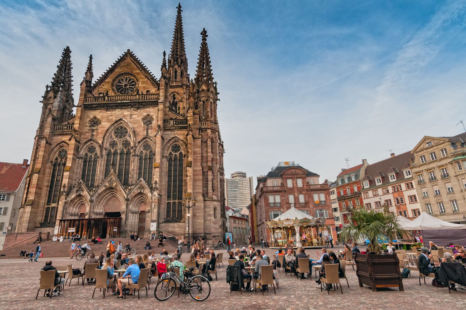 Nikon D300S sample photo. Cathedral, mühlhausen, alsace photography
