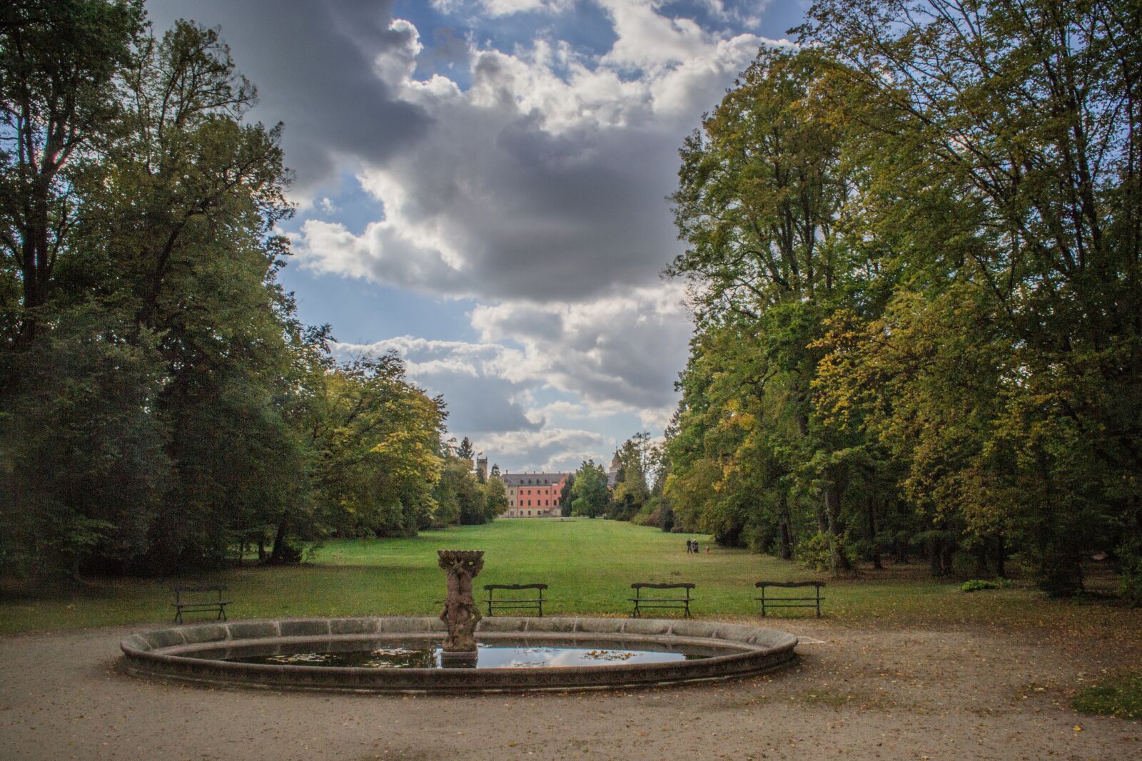 Nikon D3100 sample photo. Sychrov, castle park, castle photography