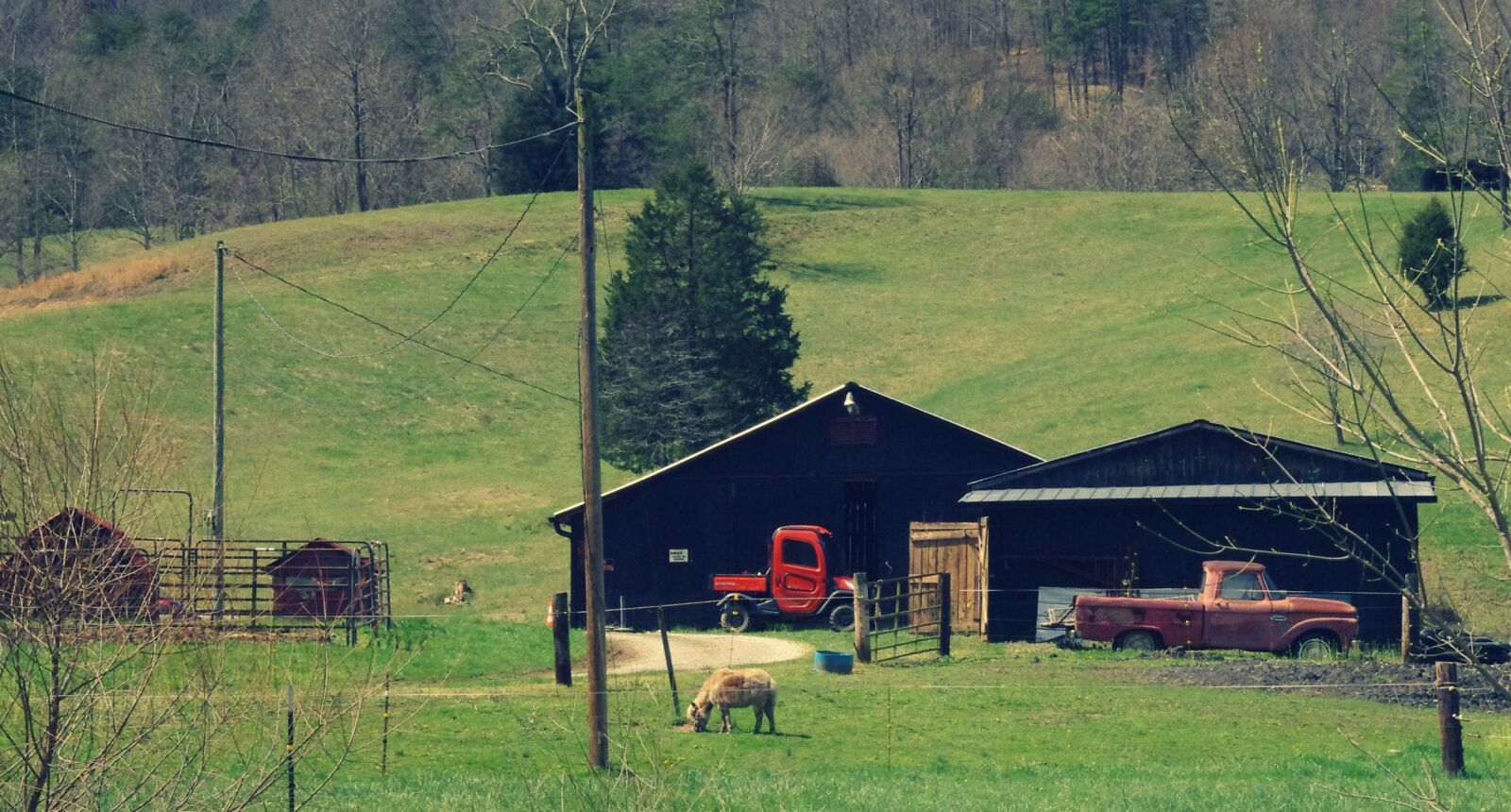 Pentax K-x sample photo. Barn, country, west virginia photography