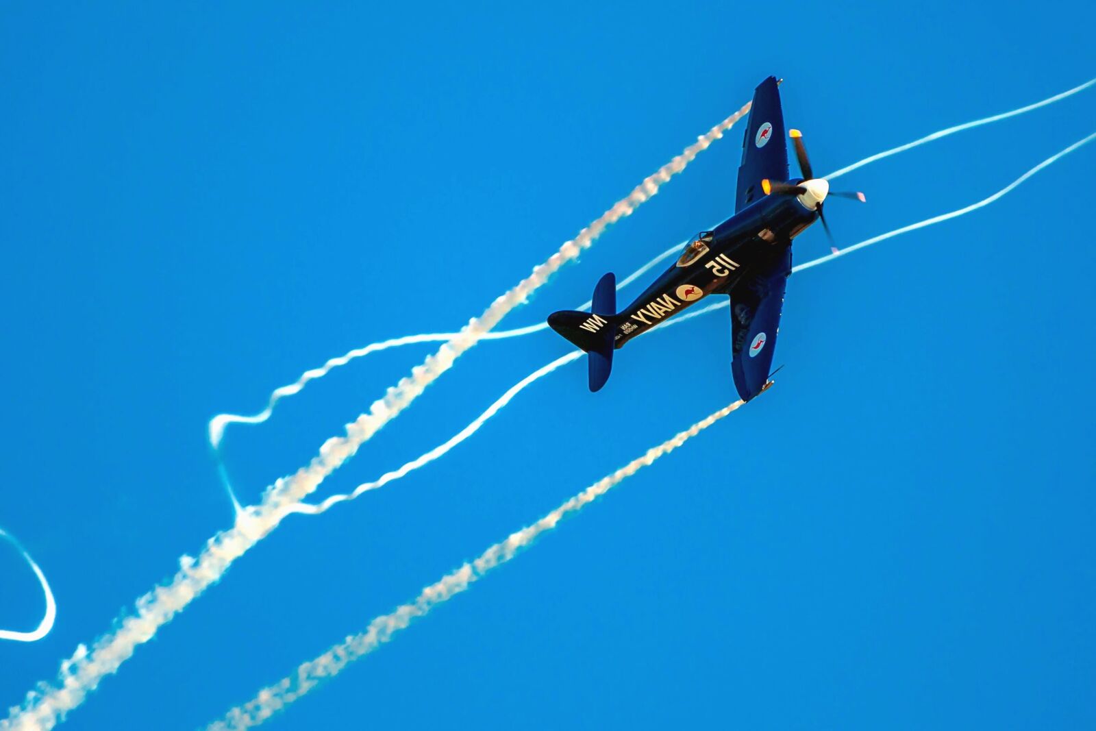 Canon EOS 5D Mark III sample photo. Airplane, acrobatics, airshow, propeller photography