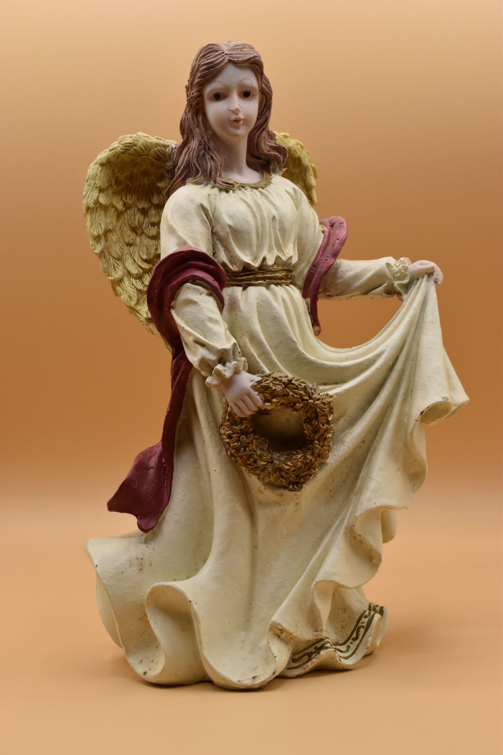 Nikon D5600 sample photo. Angel, statue, christmas photography