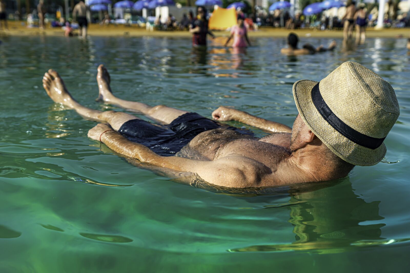 Sony FE 16-35mm F2.8 GM sample photo. Floating, water, people photography