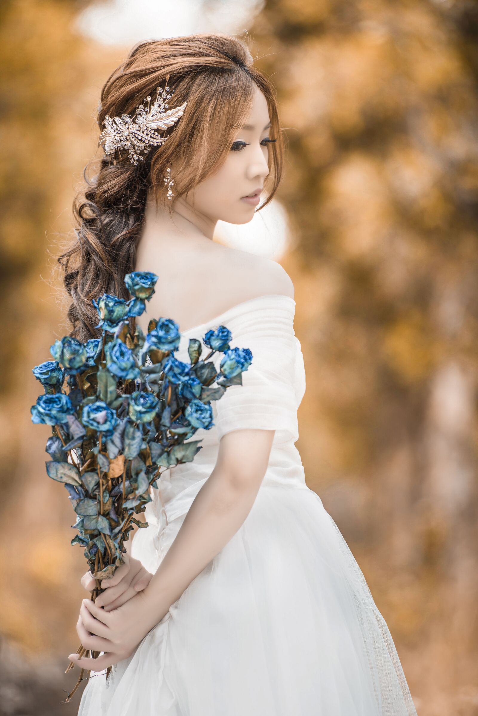 Nikon D810 sample photo. Character, forest, woman photography