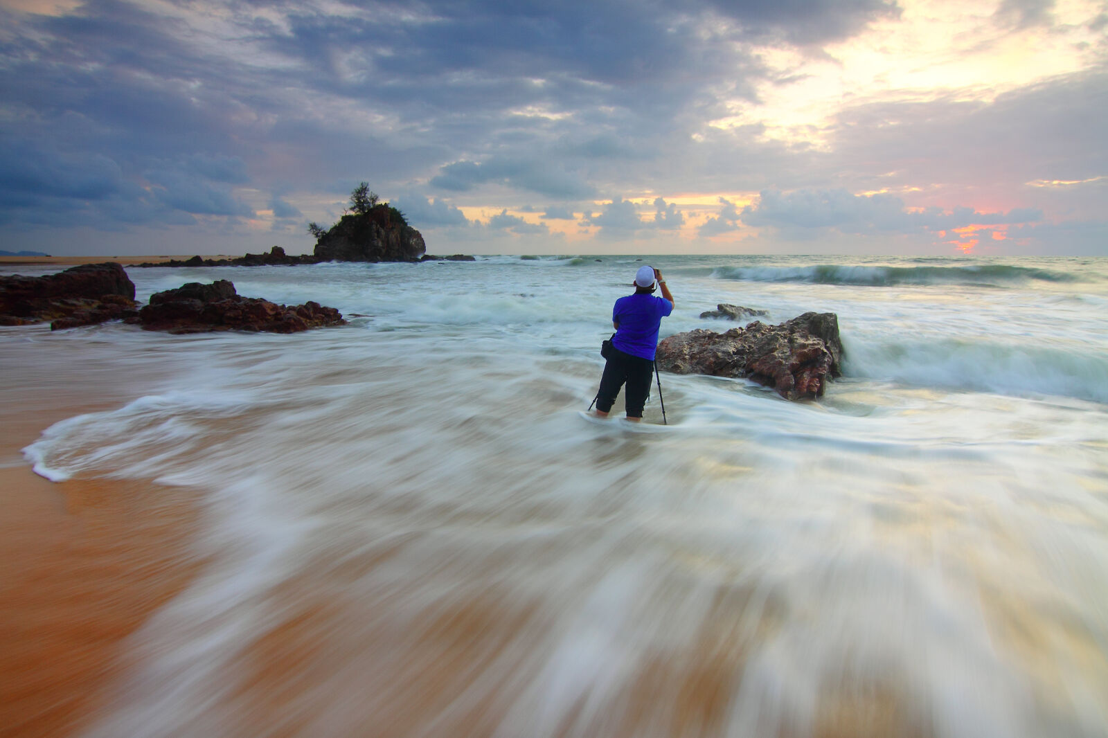 Canon EOS 50D sample photo. Sea, dawn, landscape, nature photography